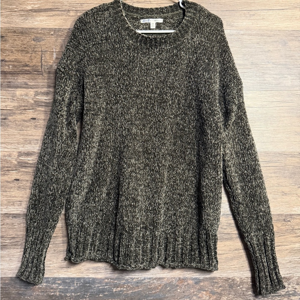 Seven7 Women's Brown Soft Sweater